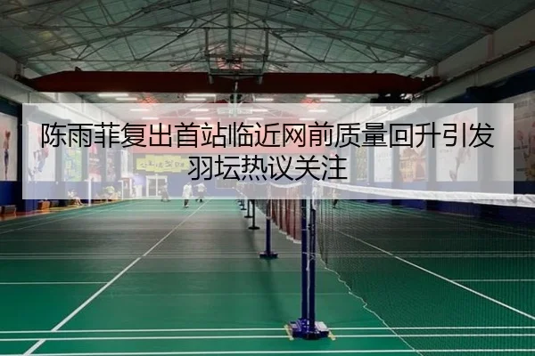 陈雨菲复出首站临近网前质量回升引发羽坛热议关注